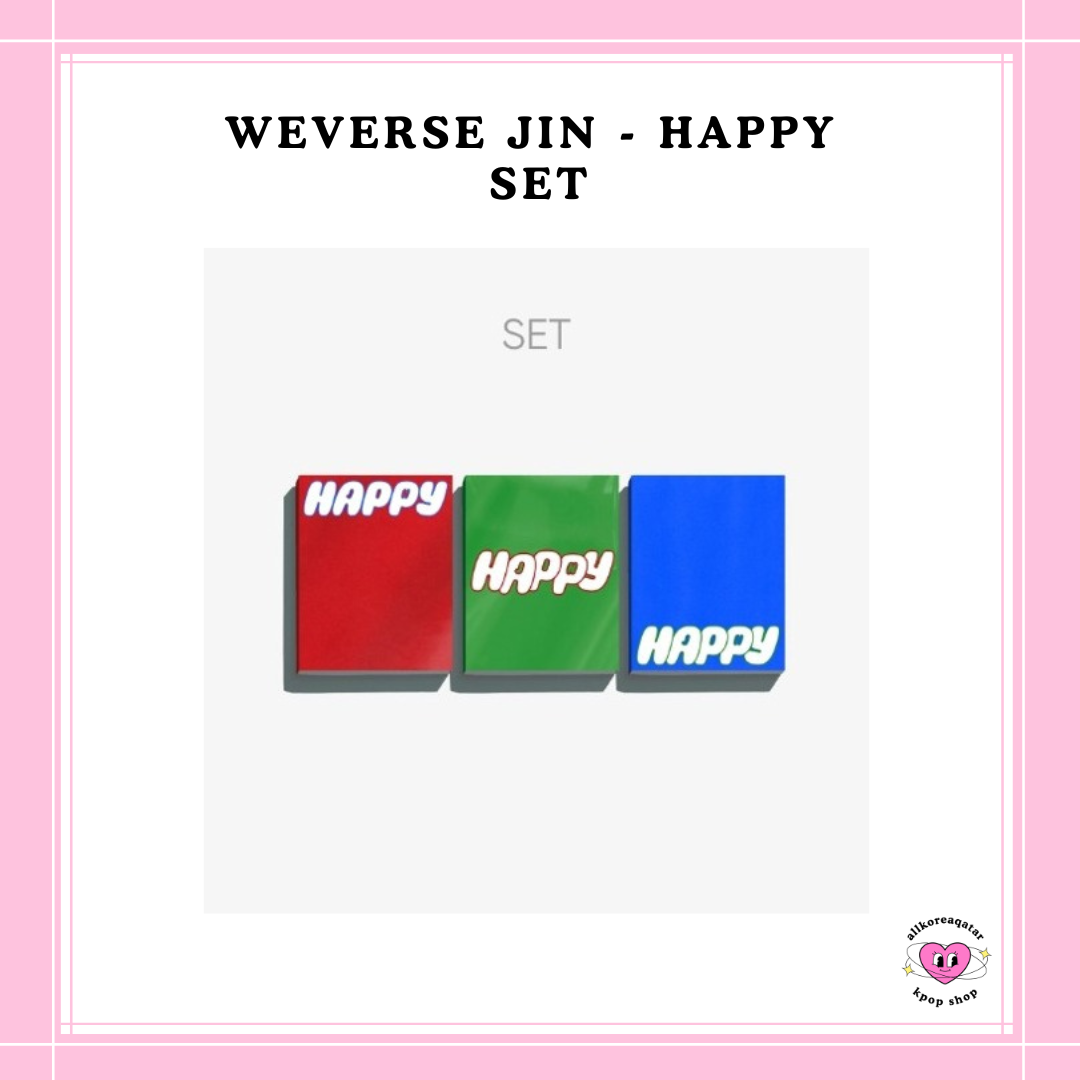 [PREORDER] WEVERSE JIN - HAPPY SET