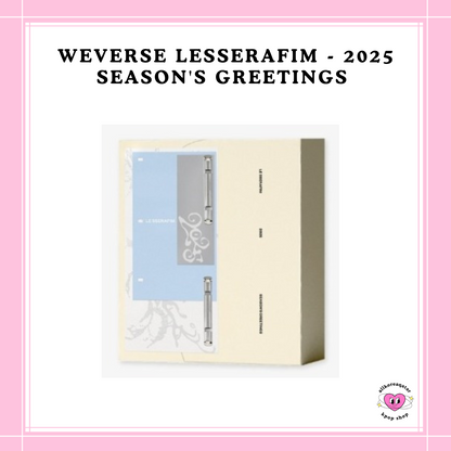 [PREORDER] WEVERSE LESSERAFIM - 2025 SEASON'S GREETINGS