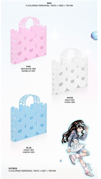 [PREORDER] WEVERSE NEWJEANS - 2ND EP 'GET UP' BUNNY BEACH BAG VER