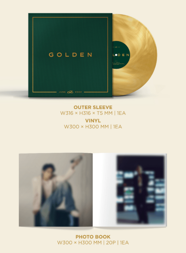 [PREORDER] JUNG KOOK - GOLDEN LP