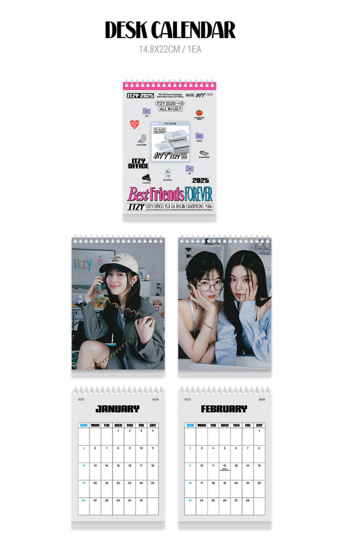 [PREORDER] ITZY- 2025 SEASON'S GREETINGS BEST FRIENDS FOREVER