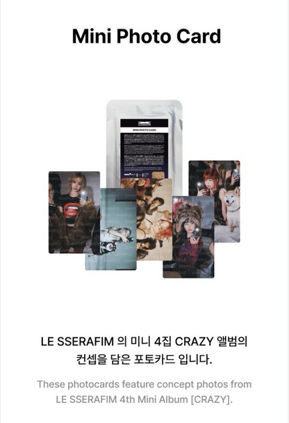 [PREORDER] LE SSERAFIM - CRAZY OFFICIAL MERCH