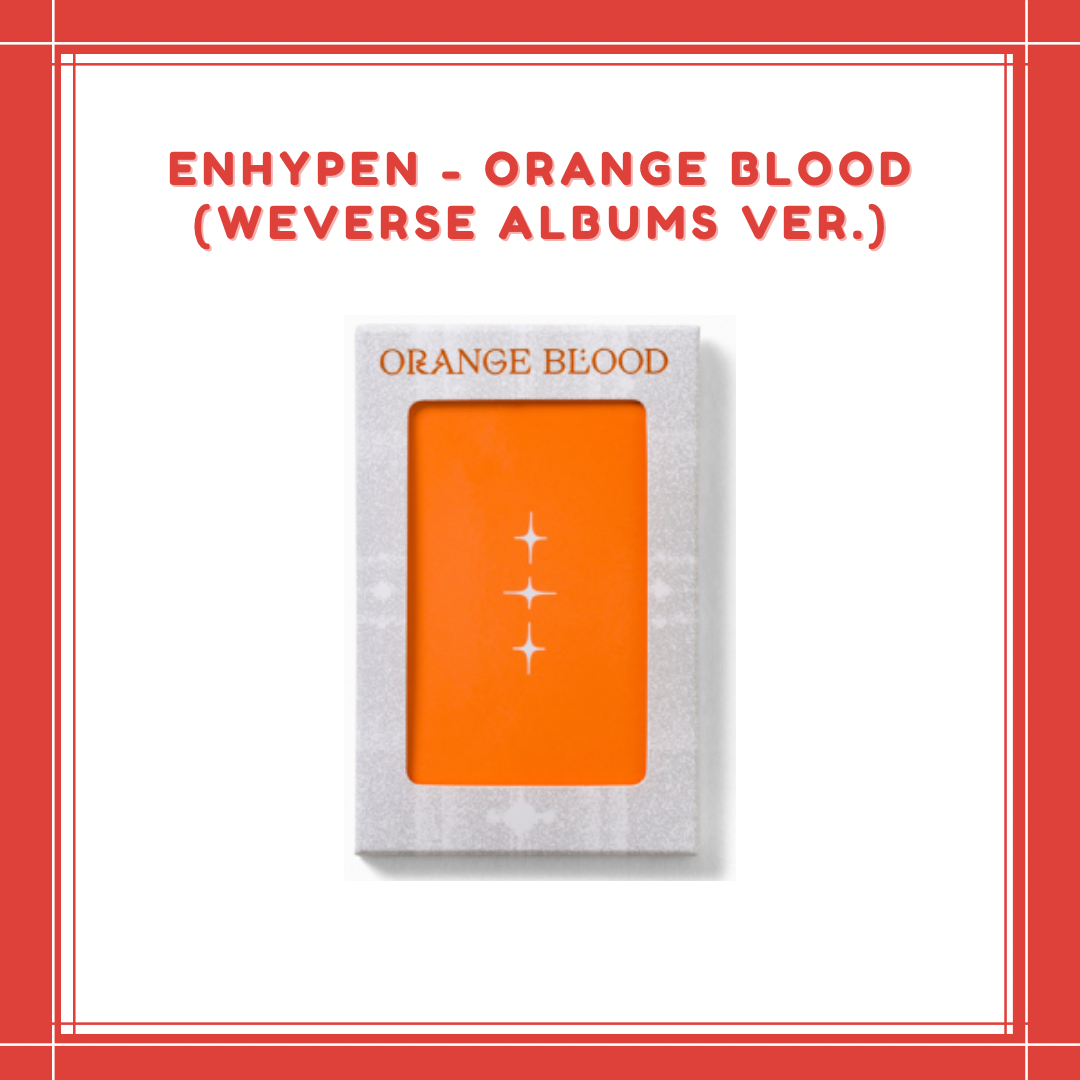 [PREORDER] ENHYPEN - ORANGE BLOOD (WEVERSE ALBUMS VER.)