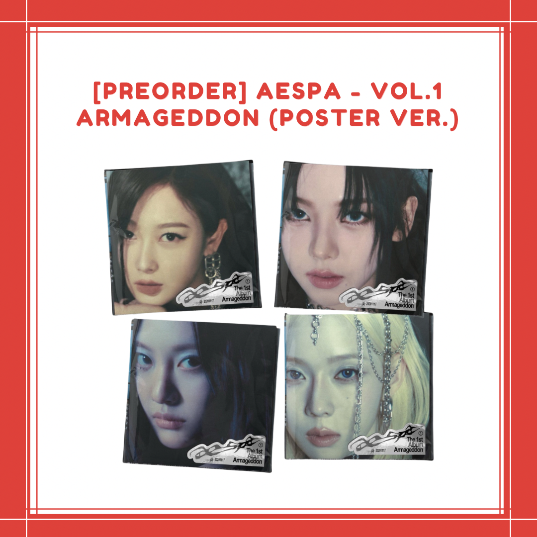 [PREORDER] aespa - VOL.1 ARMAGEDDON (POSTER VER.)