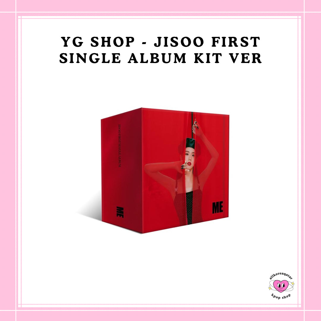 [ON HAND] YG SHOP JISOO - JISOO FIRST SINGLE ALBUM KIT VER