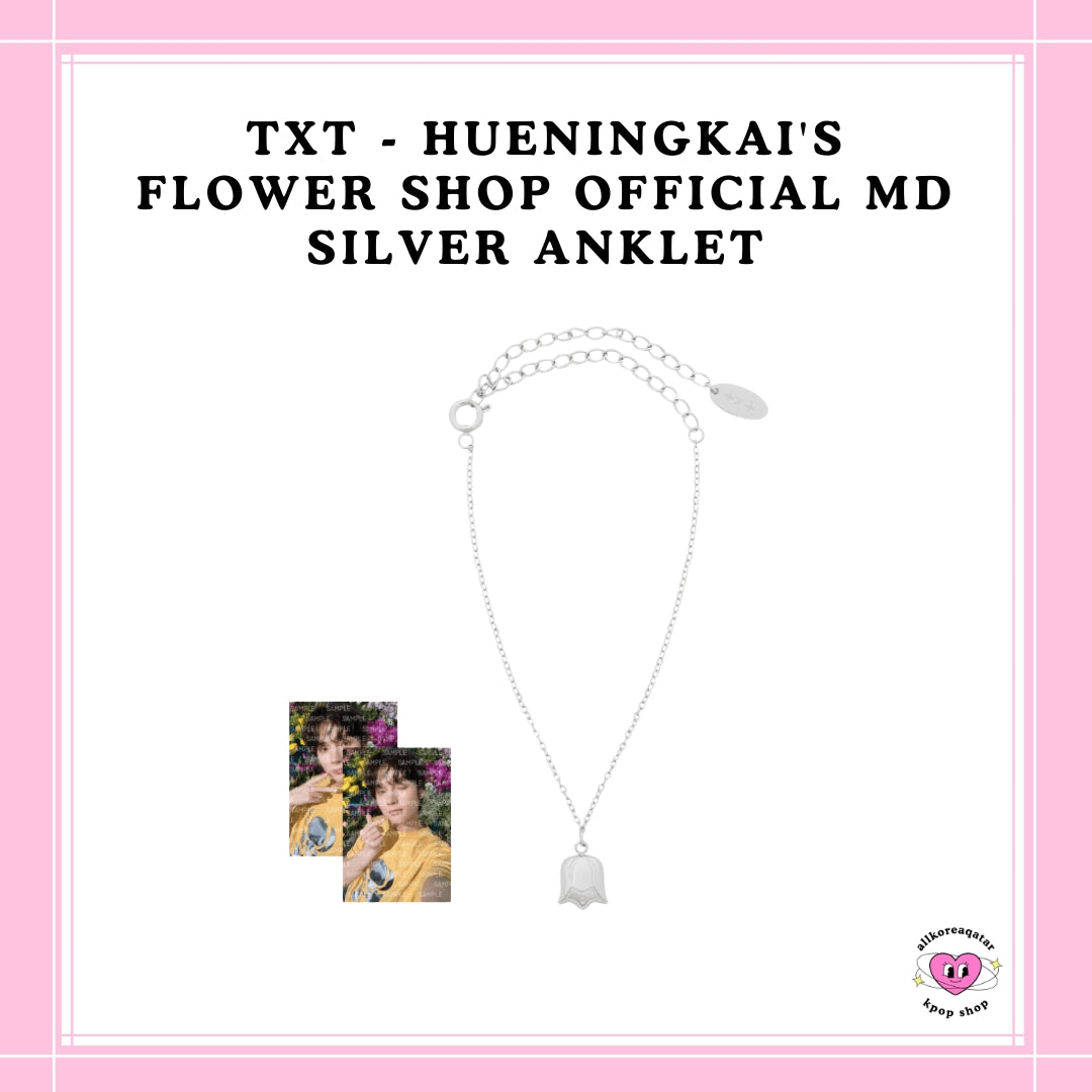 [PREORDER] TXT - HUENINGKAI'S FLOWER SHOP OFFICIAL MD SILVER ANKLET