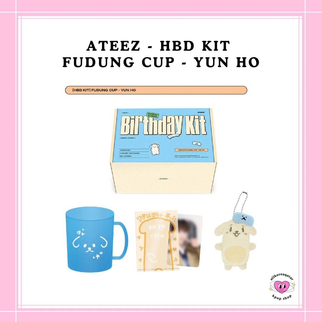 [PREORDER] ATEEZ - HBD KIT FUDUNG CUP - YUN HO