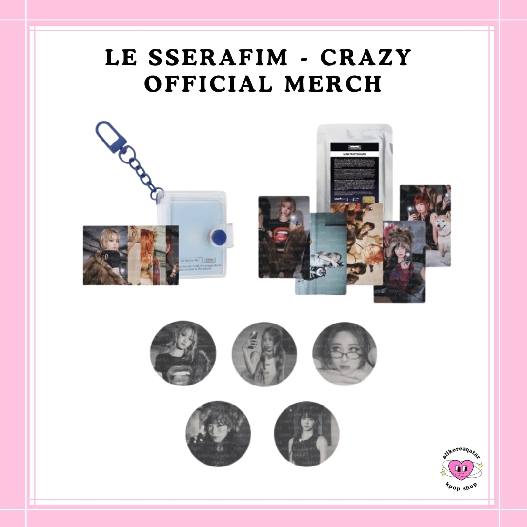 [PREORDER] LE SSERAFIM - CRAZY OFFICIAL MERCH