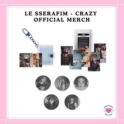 [PREORDER] LE SSERAFIM - CRAZY OFFICIAL MERCH