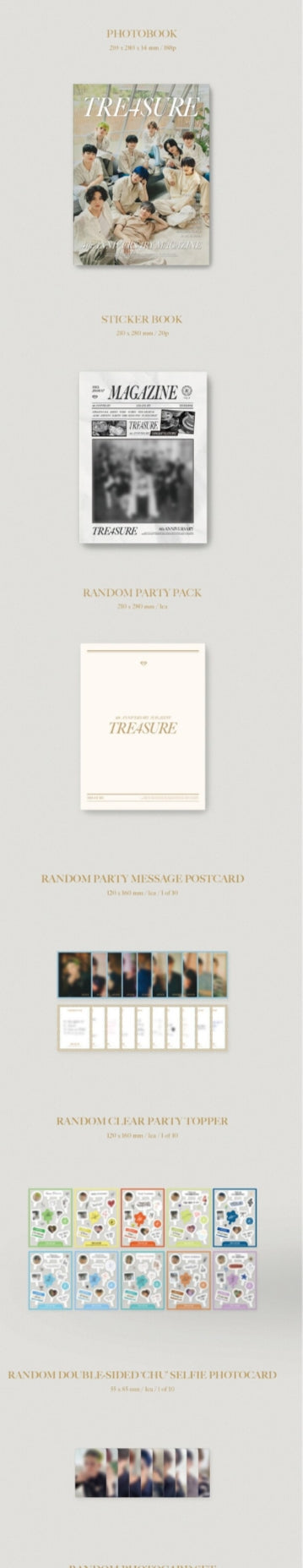 [PREORDER] TREASURE -TREASURE 4th ANNIVERSARY MAGAZINE