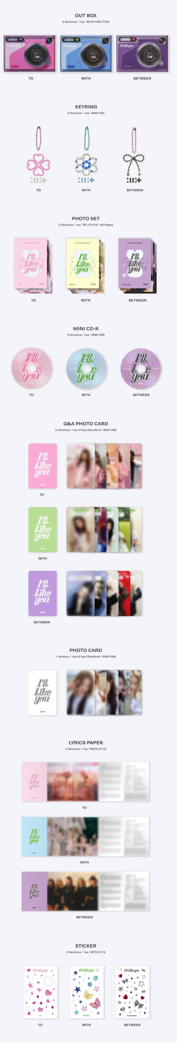 [PREORDER] ILLIT - I’LL LIKE YOU (2ND MINI ALBUM) (GLLIT VER.)