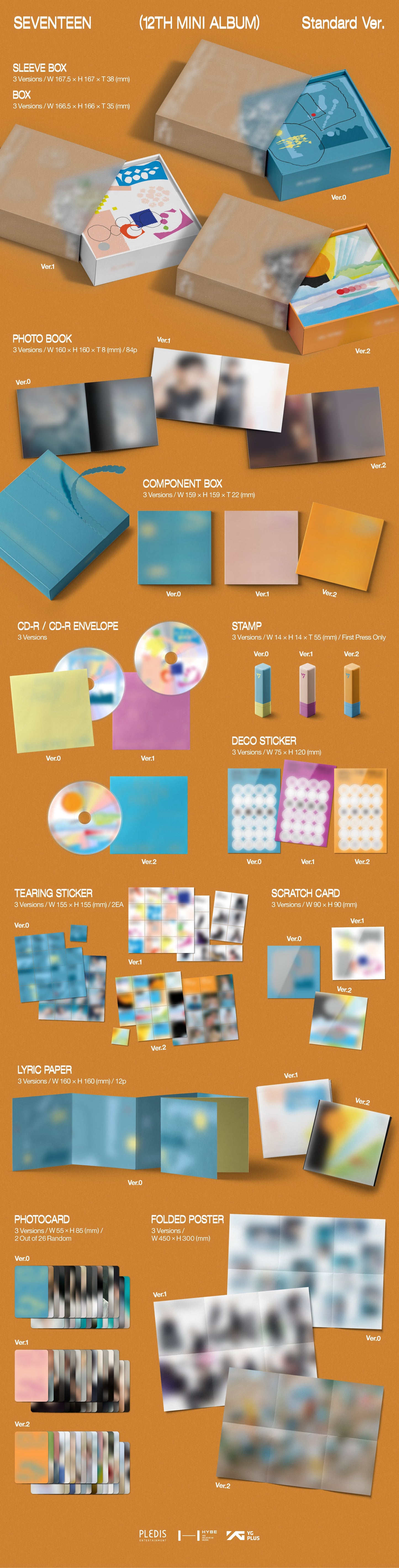 [PREORDER] SEVENTEEN - SEVENTEEN (12TH MINI ALBUM)