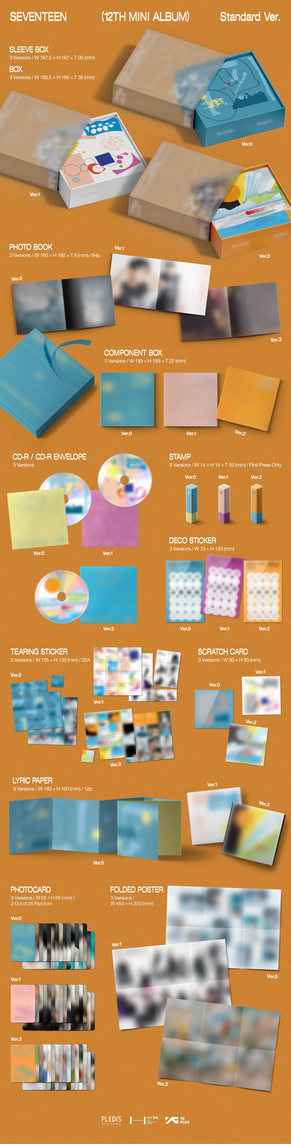 [PREORDER] SEVENTEEN - SEVENTEEN (12TH MINI ALBUM)