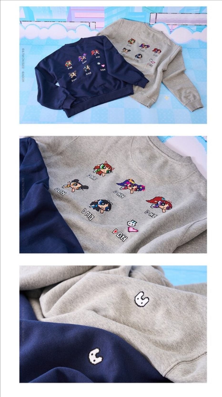 [PREORDER] NEWJEANS - THE POWERPUFF GIRLS MAN TO MAN SHIRT