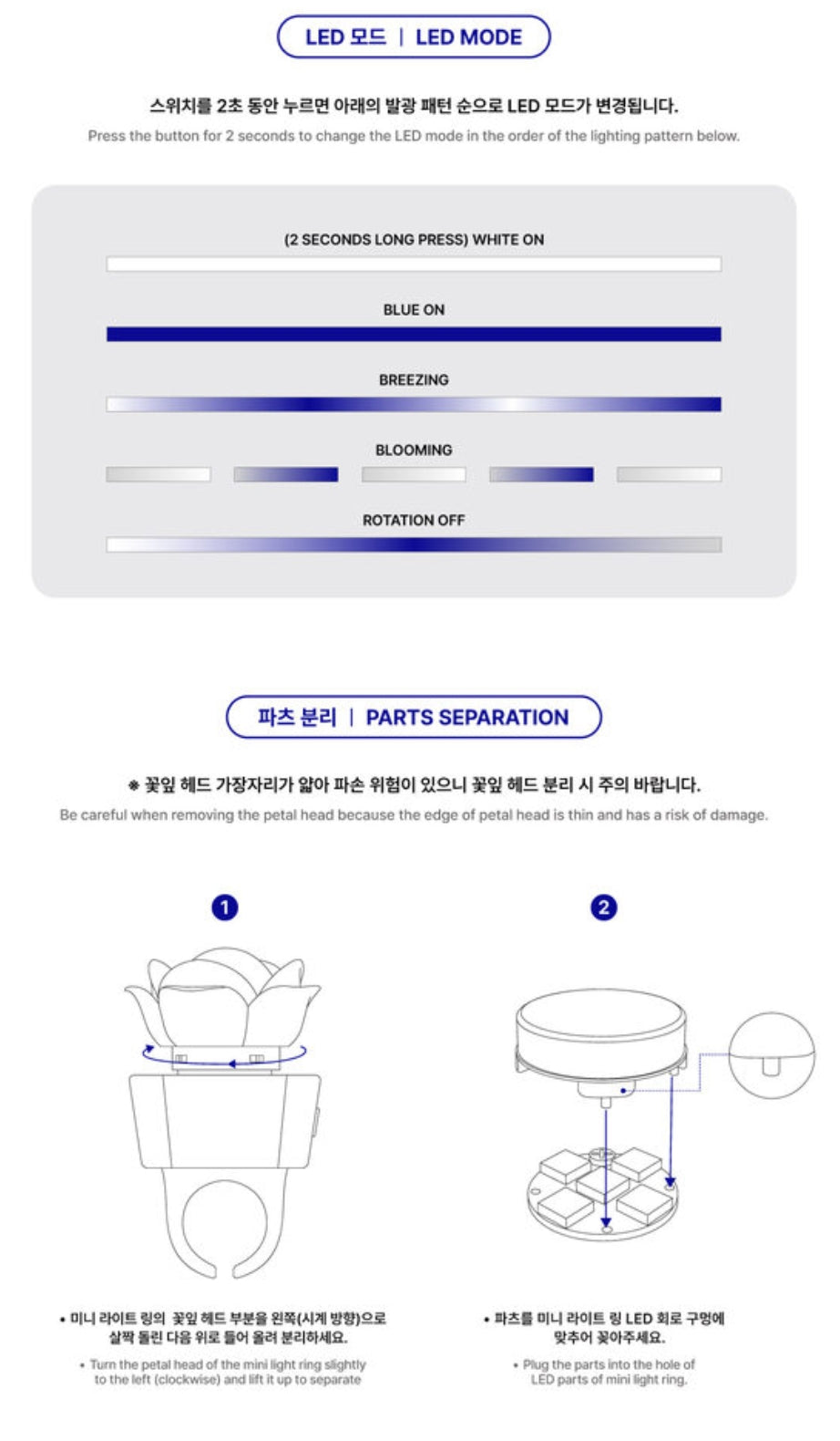 [PREORDER] ZEROBASEONE - MINI LIGHT RING