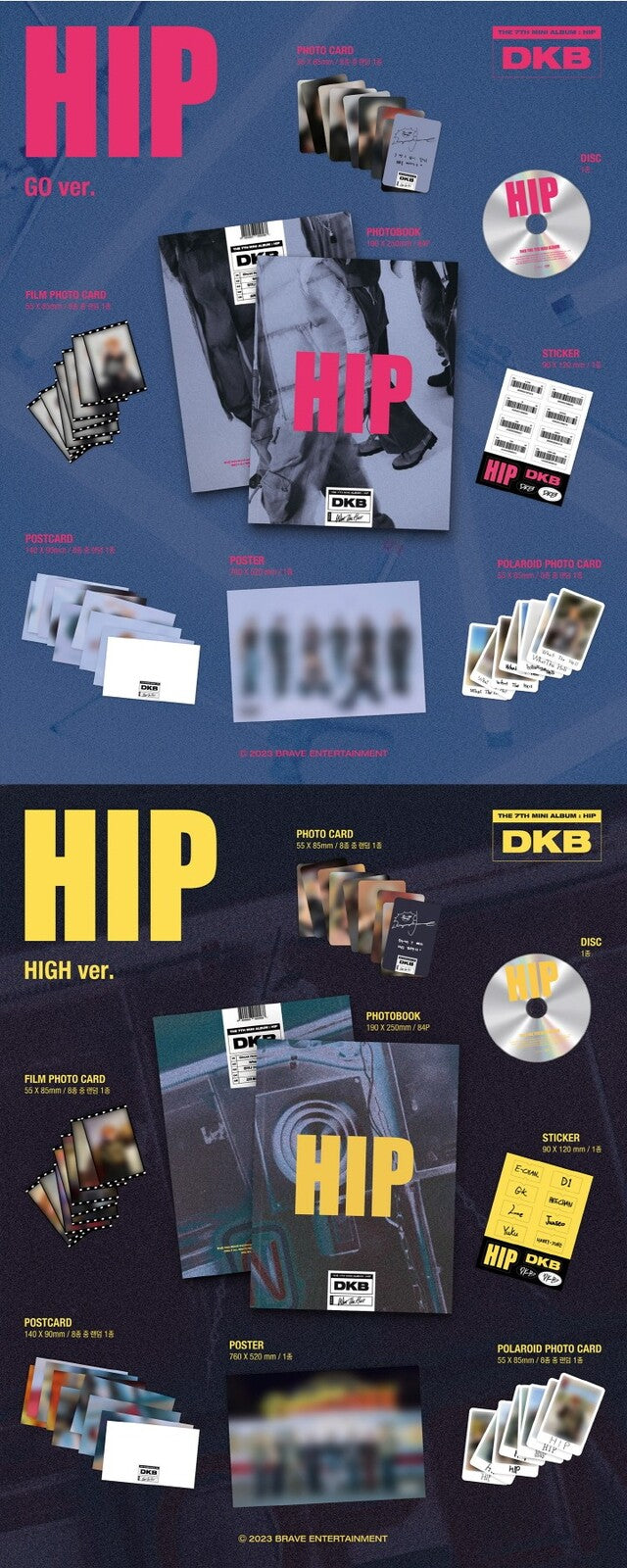 [PREORDER] DKB - [HIP] (7TH MINI ALBUM)