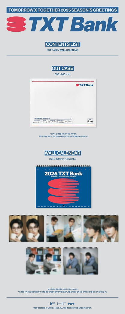 [PREORDER] TXT - 2025 WALL CALENDAR