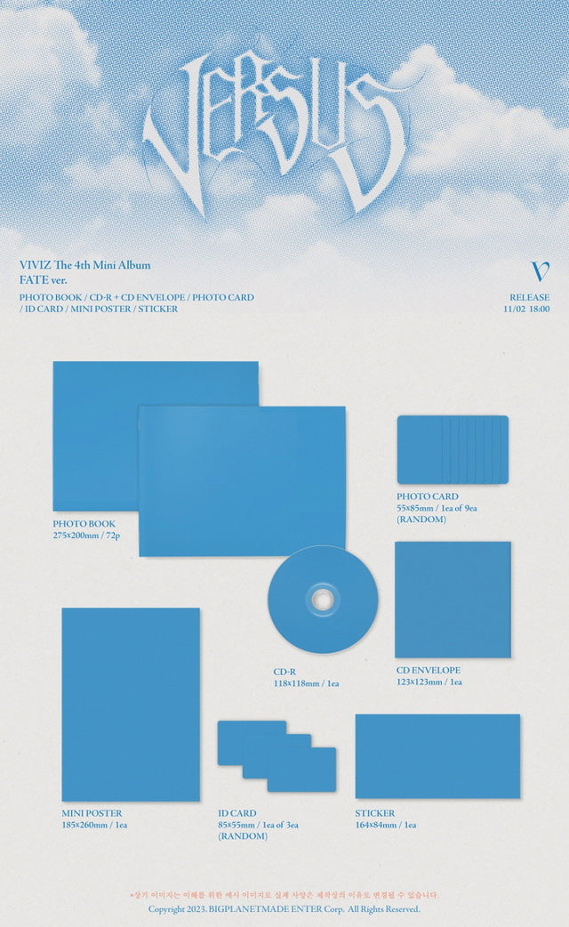 [PREORDER] VIVIZ - VERSUS (4TH MINI ALBUM) (PHOTOBOOK) (FATE VER.)