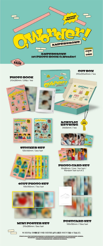 [PREORDER] AMPERS&ONE - 1ST PHOTO BOOK O, WONDER!