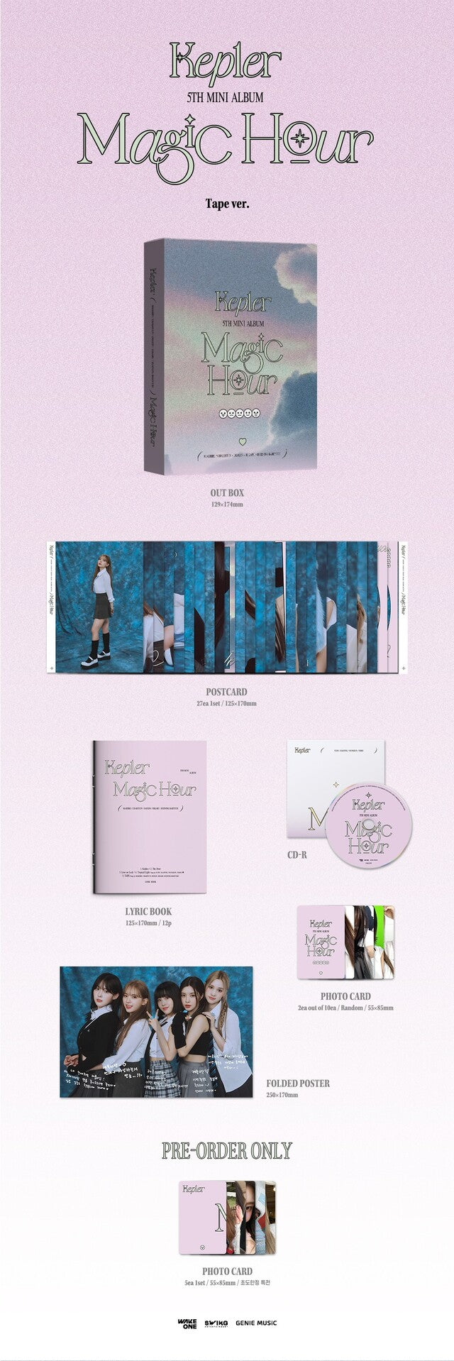 [PREORDER] KEP1ER - MAGIC HOUR (5TH MINI ALBUM) (UNTIL VER.)