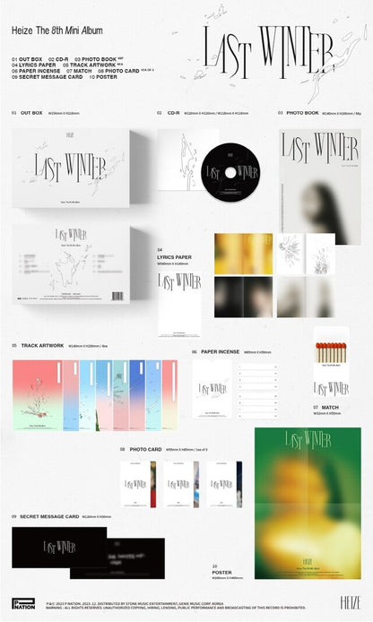 [PREORDER] HEIZE - LAST WINTER