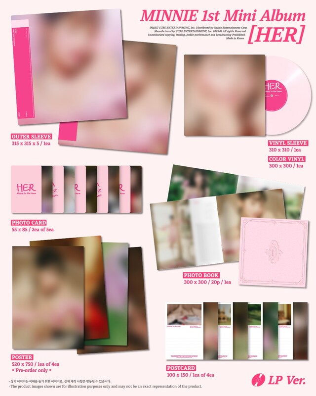 [PREORDER] MINNIE - 1ST MINI ALBUM HER LP