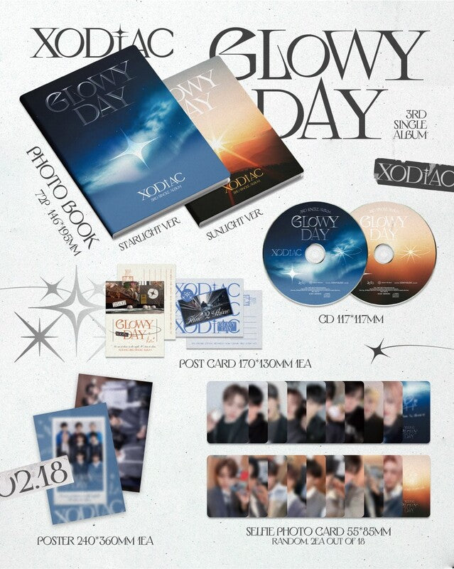 [PREORDER] XODIAC - GLOW DAY (3RD SINGLE ALBUM)