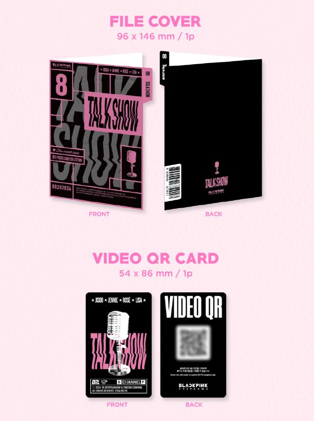 [PREORDER] BLACKPINK - THE GAME PHOTO CARD COLLECTION TALK SHOW