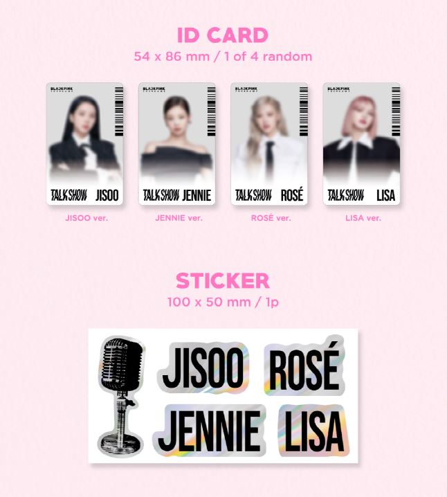 [PREORDER] BLACKPINK - THE GAME PHOTO CARD COLLECTION TALK SHOW