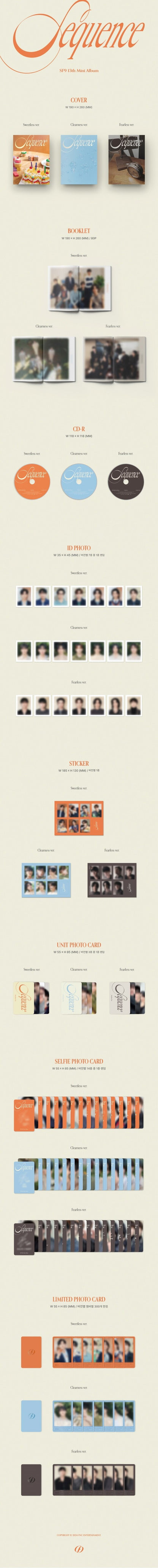 [PREORDER] SF9 - [SEQUENCE] (13TH MINI ALBUM)