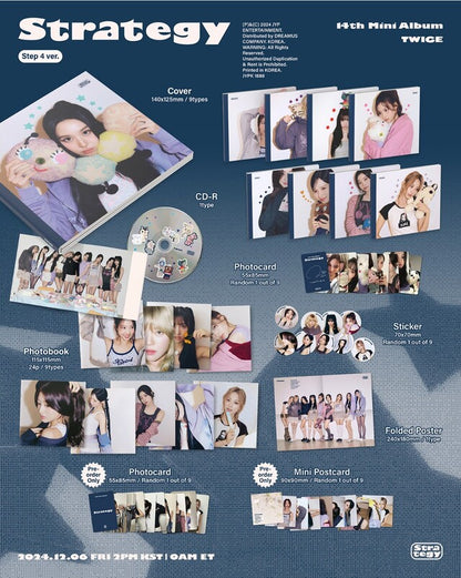 [PREORDER] JYP LUCKY DRAW TWICE - STRATEGY (14TH MINI ALBUM)