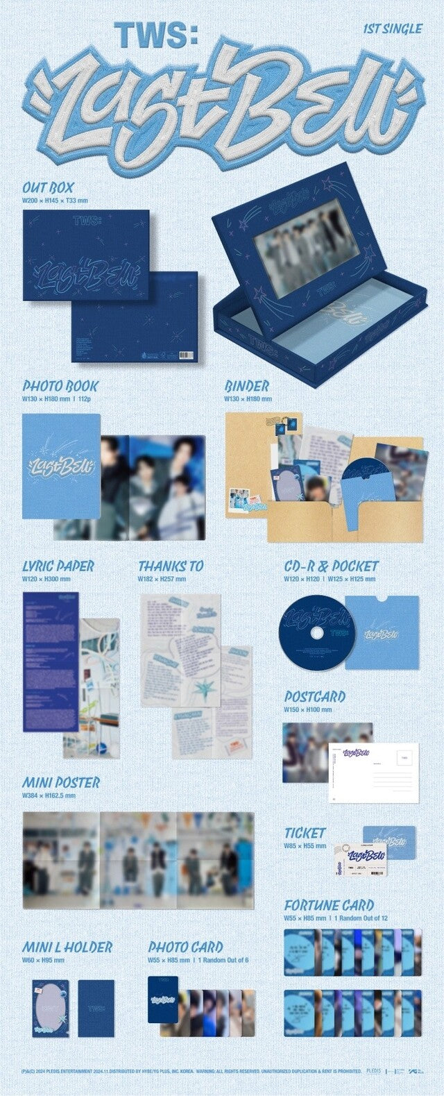 [PREORDER] WEVERSE TWS - LAST BELL (1ST SINGLE ALBUM)