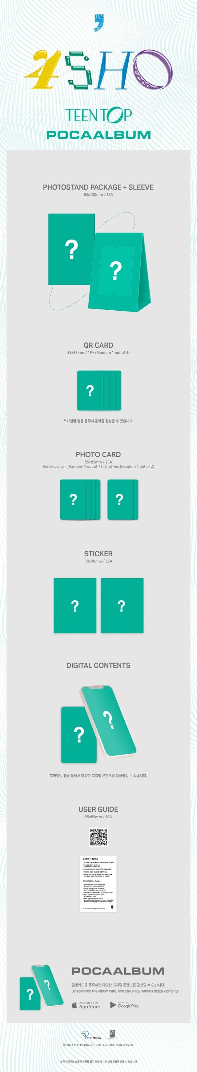 [PREORDER] TEEN TOP - 4SHO (POCAALBUM)