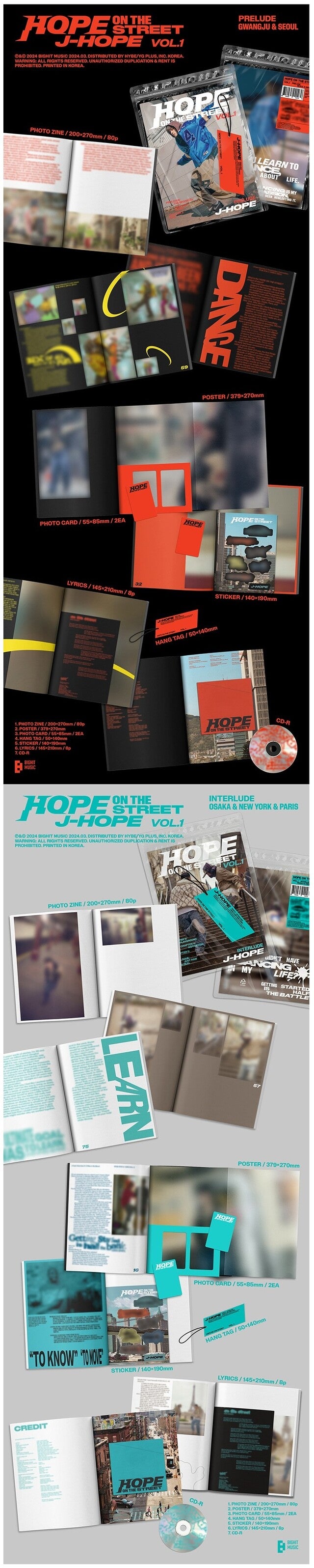 [PREORDER] J-HOPE - HOPE ON THE STAGE VOL.1