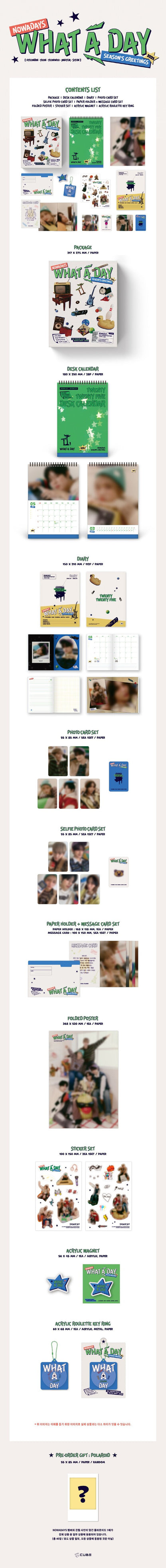 [PREORDER] NOWADAYS - 2025 SEASON'S GREETINGS