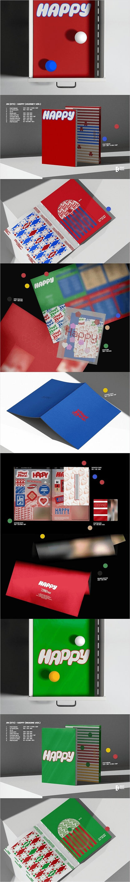 [PREORDER] WEVERSE JIN - HAPPY SET