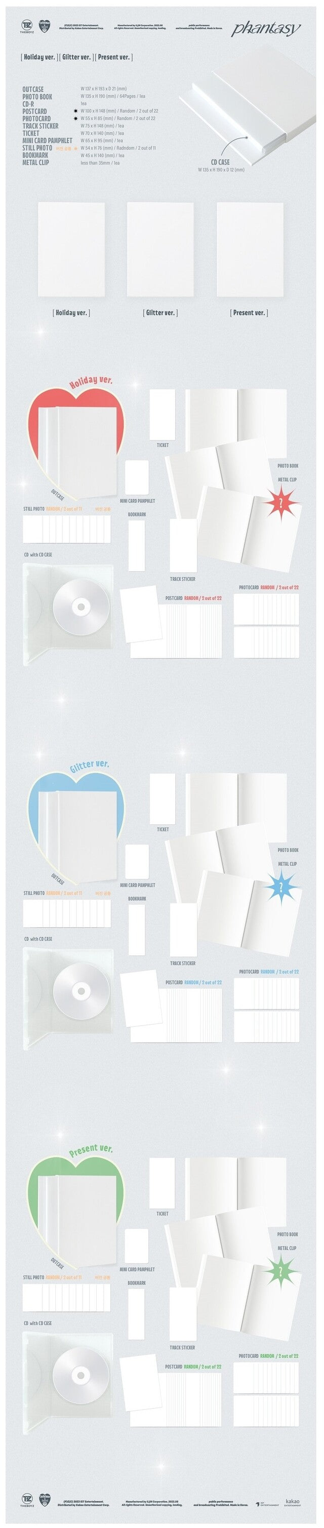 [PREORDER] THE BOYZ - VOL.2 PART.1 PHANTASY_CHRISTMAS IN AUGUST