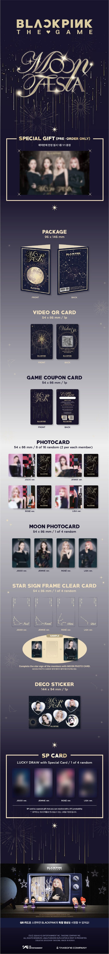 [PREORDER] BLACKPINK - THE GAME PHOTO CARD COLLECTION MOON FESTA