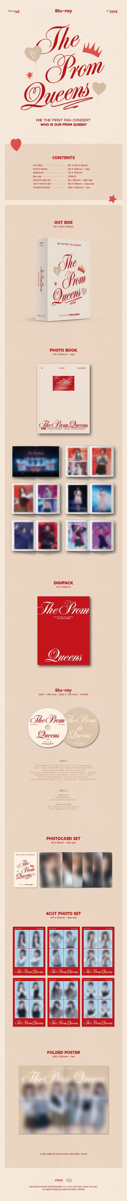 [PREORDER] IVE - THE FIRST FAN CONCERT [THE PROM QUEENS] BLU-RAY