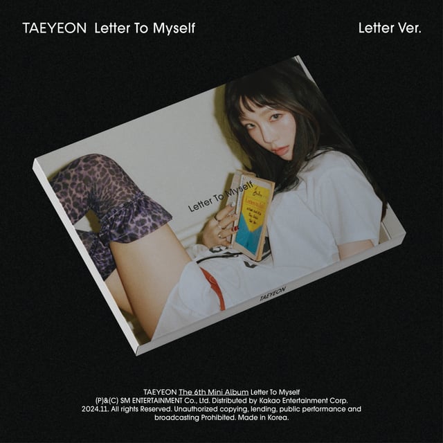 [PREORDER] APPLE MUSIC POB - TAEYEON - LETTER TO MYSELF (6TH MINI ALBUM) LETTER VER.