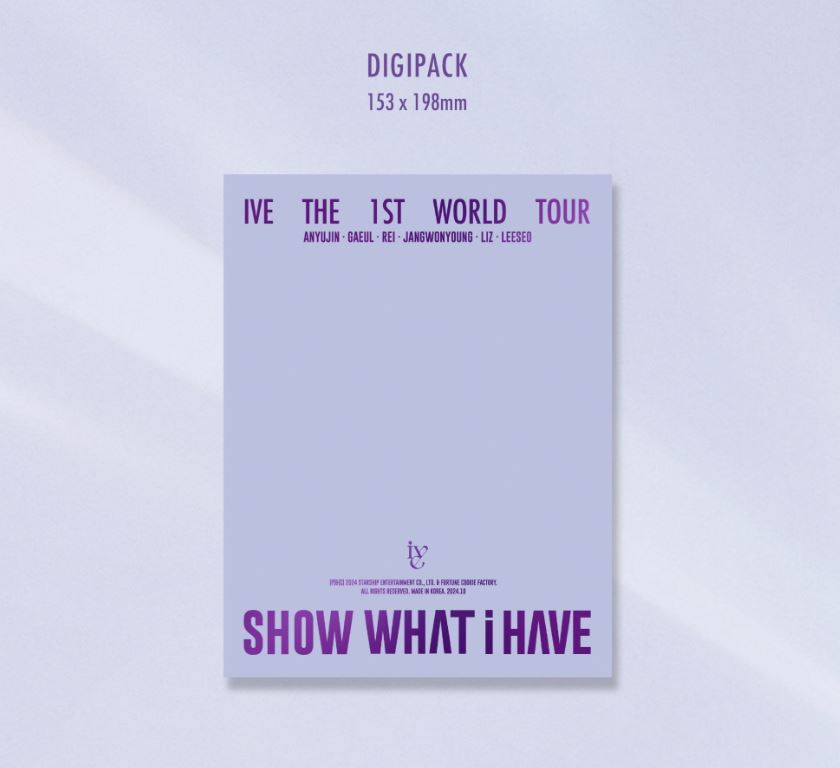 [PREORDER] POB IVE - THE 1ST WORLD TOUR SHOW WHAT I HAVE DVD