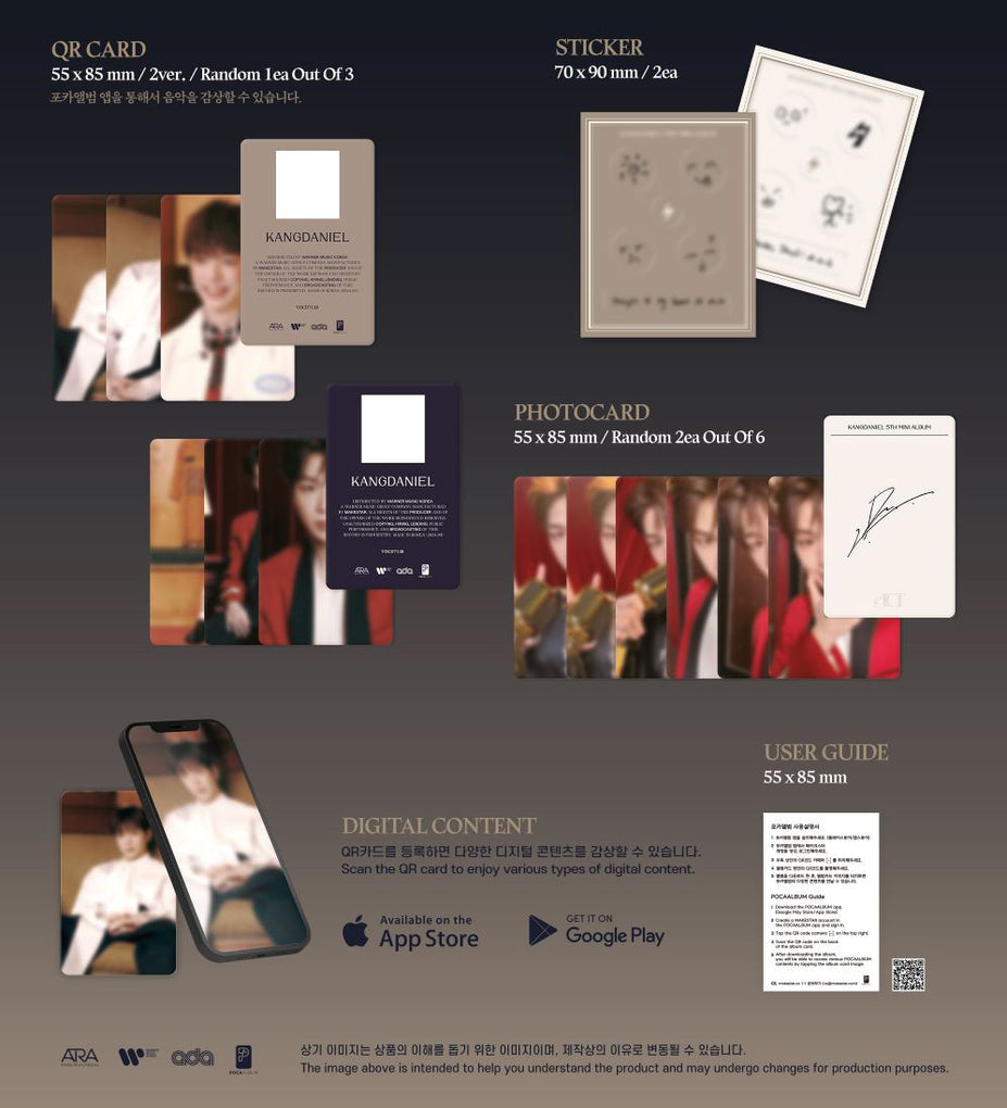 [PREORDER] KANG DANIEL - ACT (5TH MINI ALBUM) (POCA ALBUM) RANDOM