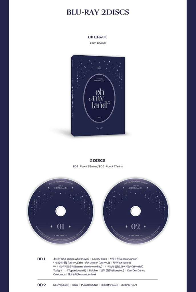 [PREORDER] OH MY GIRL - 2023 OH MY GIRL FAN CONCERT OH MY LAND BLU-RAY