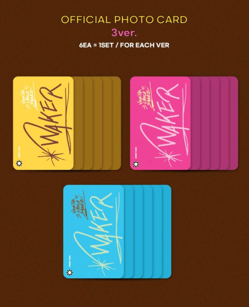 [PREORDER] WAKER - SWEET TAPE RISING CARD VER