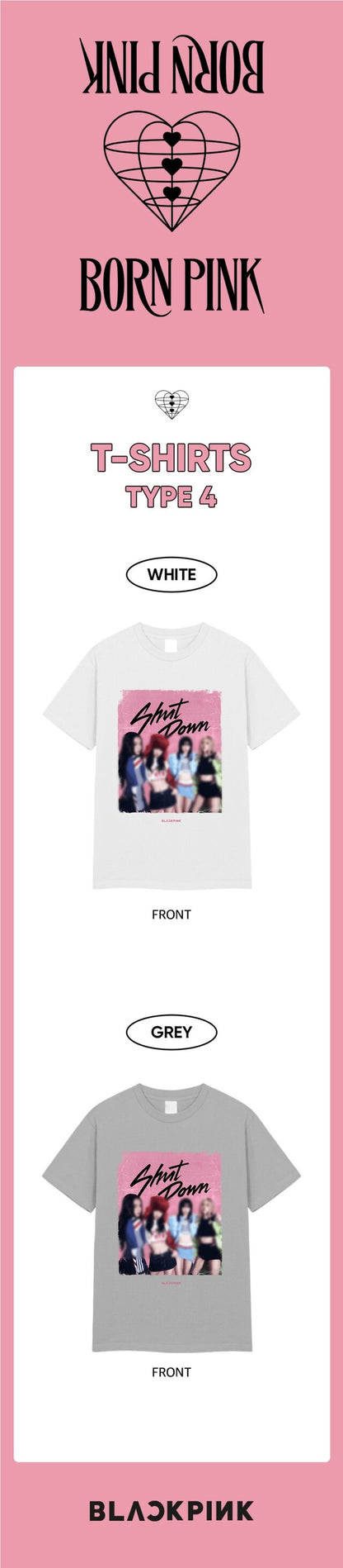 [PREORDER] BLACKPINK - BPTOUR TOUR T-SHIRTS_TYPE 4