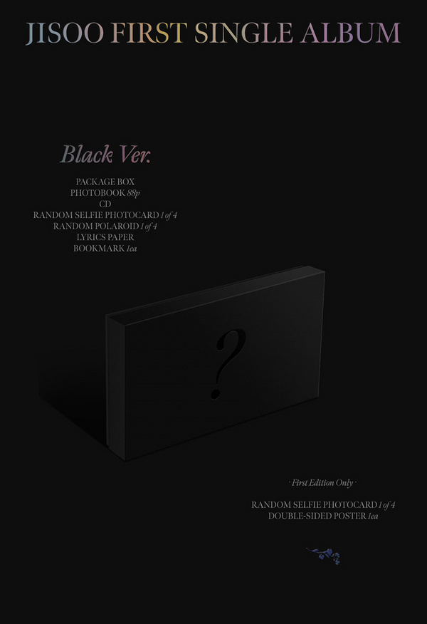 [PREORDER] YG SHOP JISOO - JISOO FIRST SINGLE ALBUM