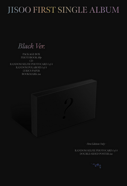 [PREORDER] YG SHOP JISOO - JISOO FIRST SINGLE ALBUM