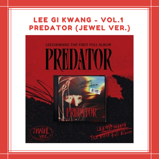 [PREORDER] LEE GI KWANG - VOL.1 PREDATOR (JEWEL VER.)