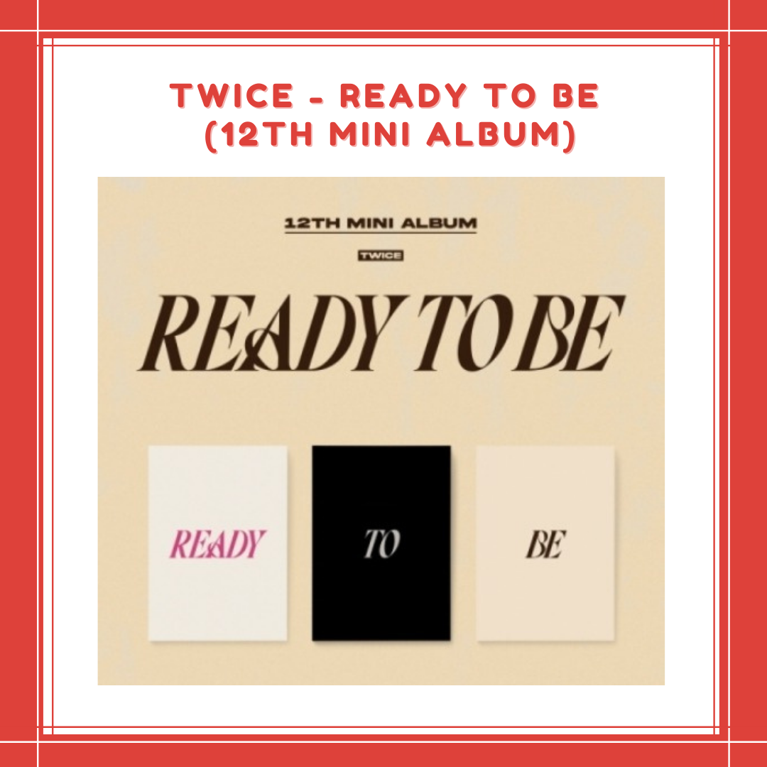 [PREORDER] TWICE - READY TO BE (12TH MINI ALBUM)