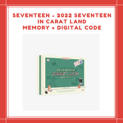 [PREORDER] SEVENTEEN - 2022 SEVENTEEN IN CARAT LAND MEMORY BOOK + DIGITAL CODE